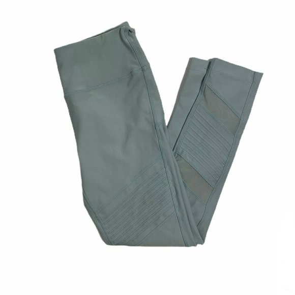 Mondetta High Waist Tummy Control Small Leggings Mint Yoga Athletics Athleisure - Picture 2 of 6